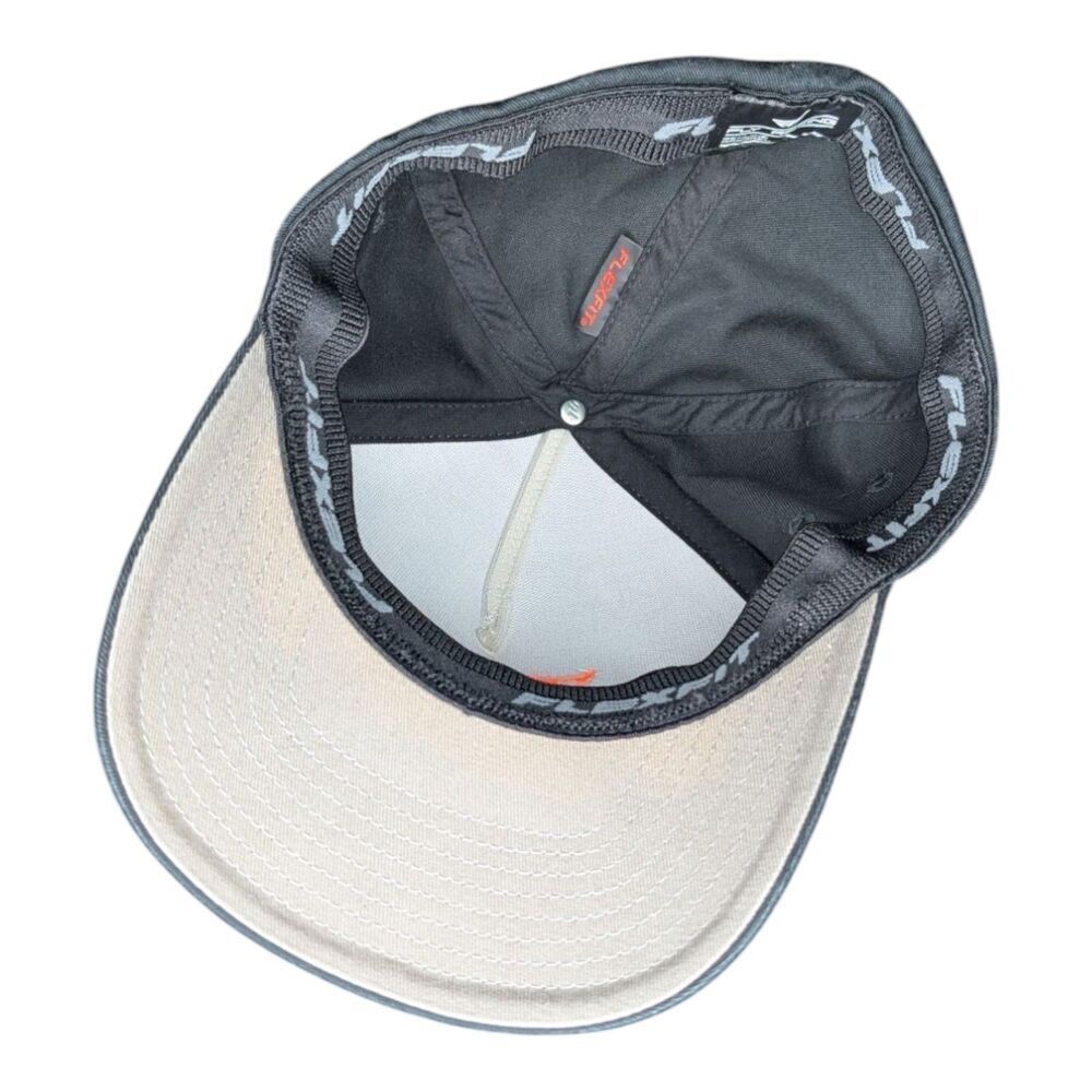 Fly Racing Flex-Fit Powder Crew Hat Small - Orange - Picture 7 of 10